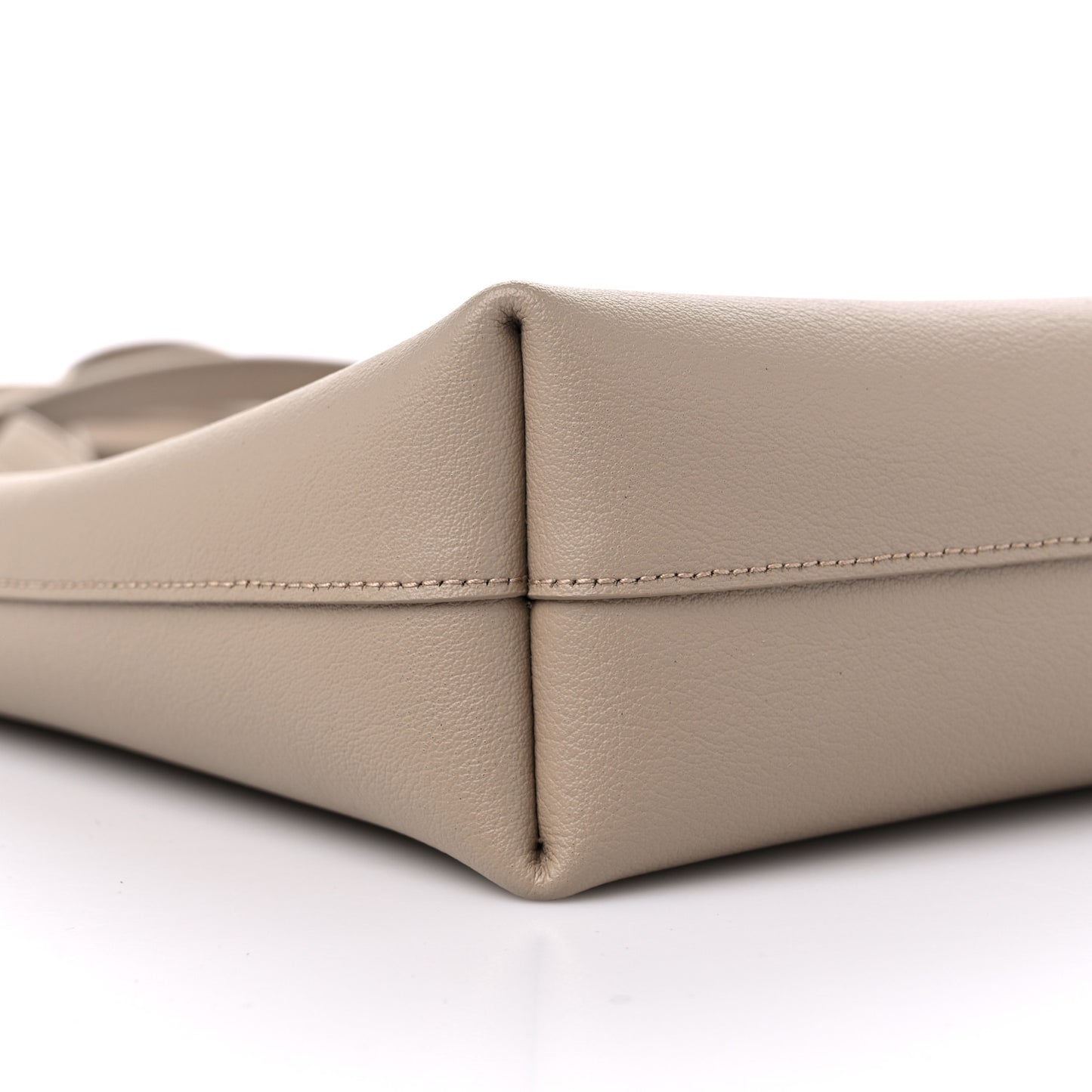 Calfskin Toy Shopping Tote Nude Powder