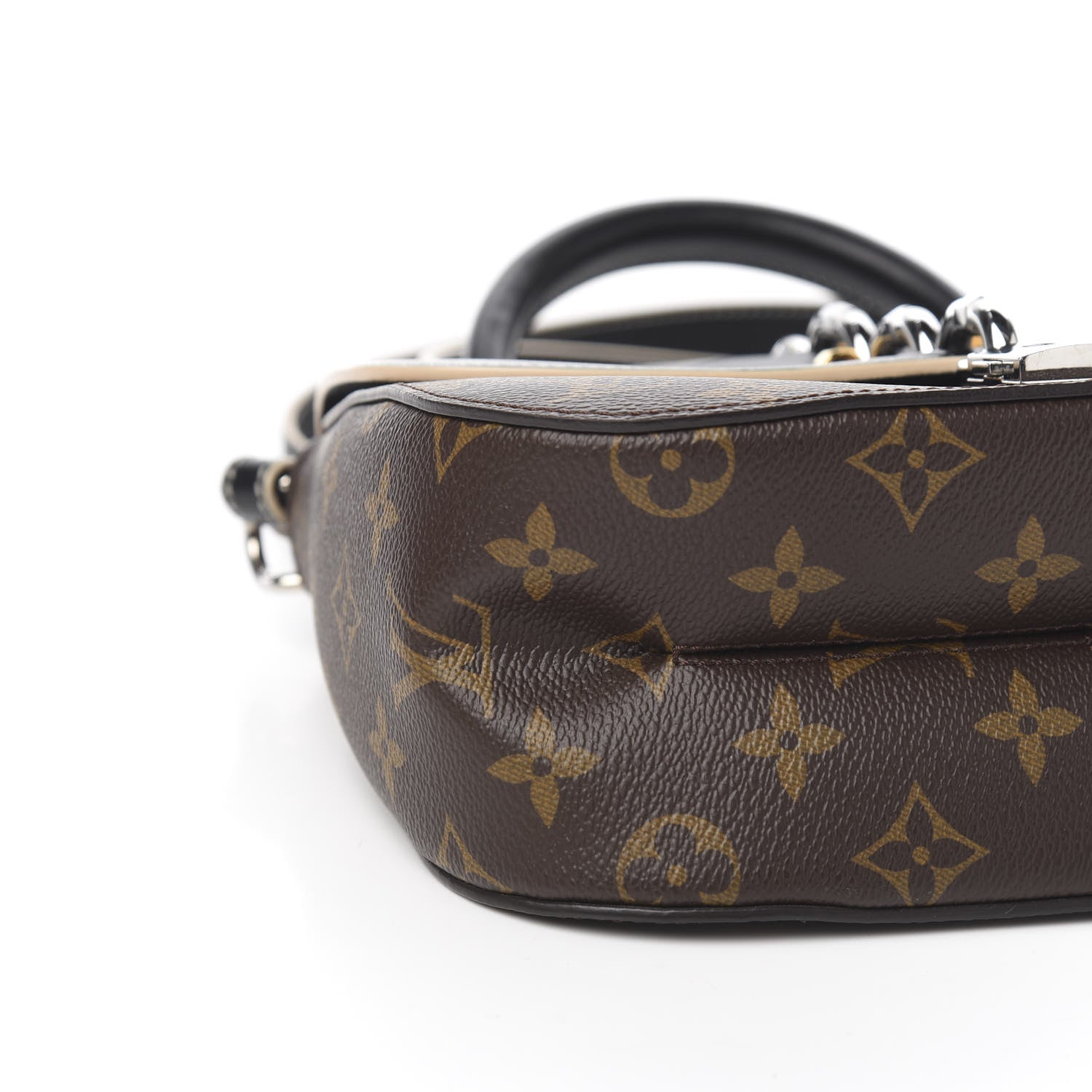 Louis Vuitton Calfskin Monogram Chain It Bag PM Black 6 of 8