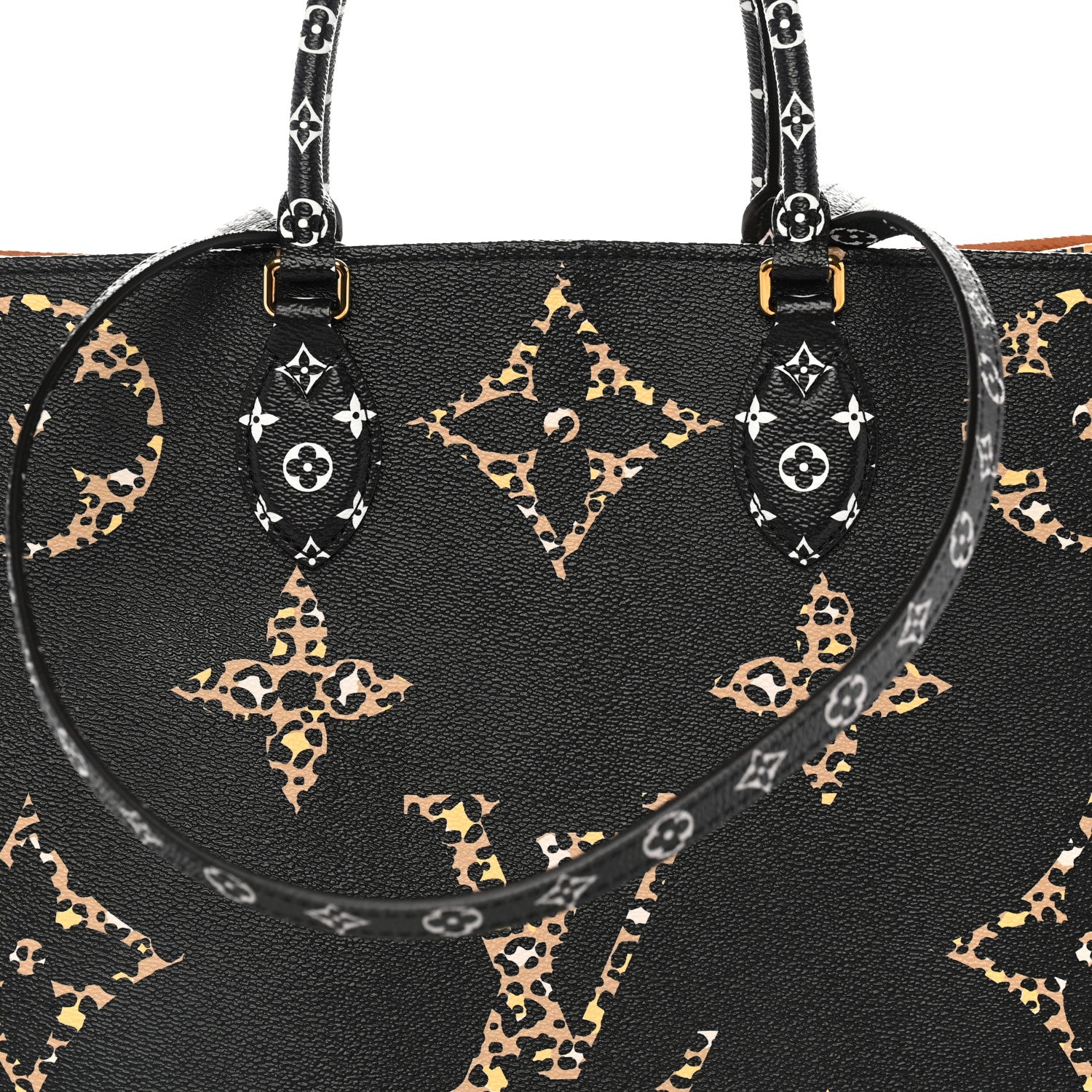 Louis Vuitton Monogram Giant Jungle Onthego GM Black 7 of 9