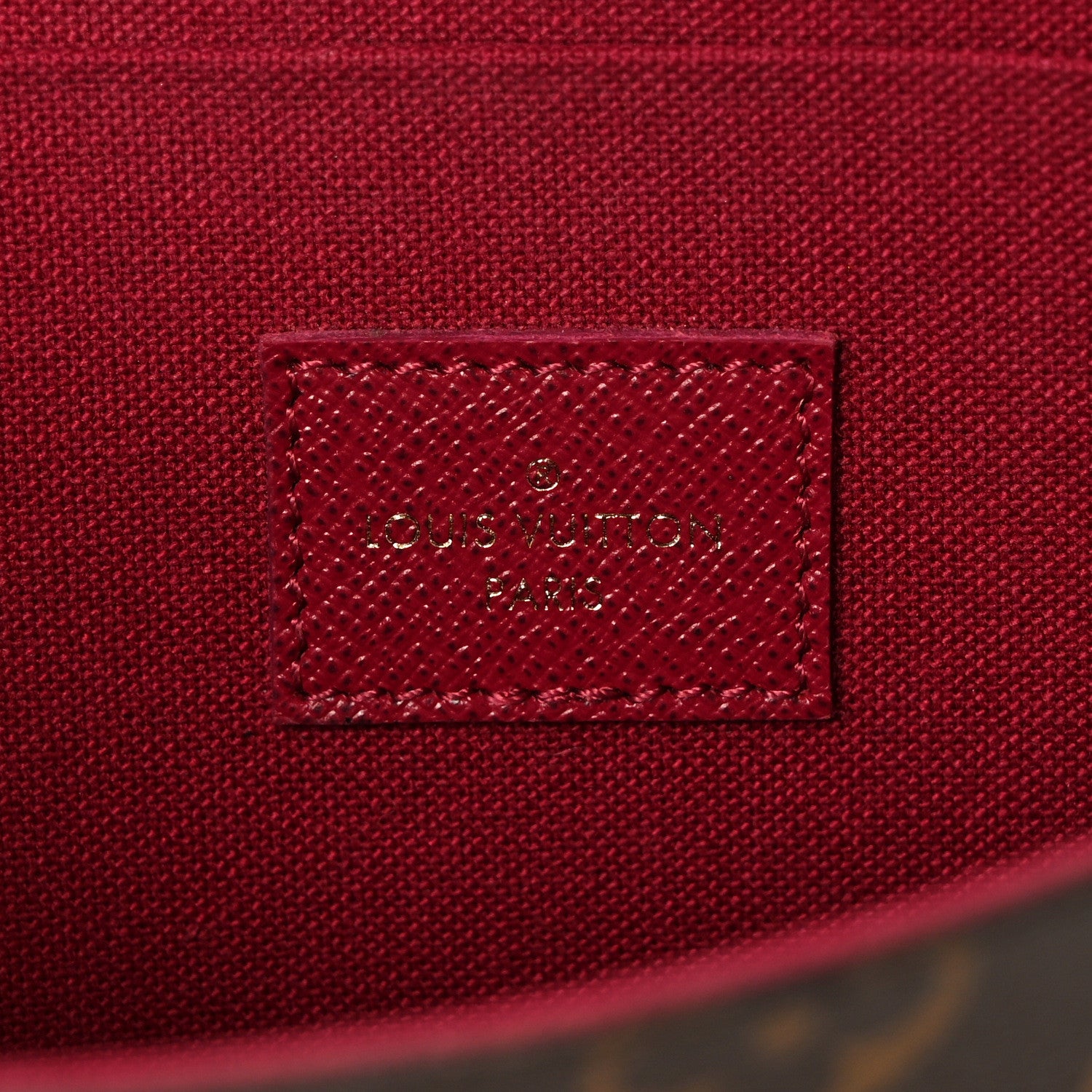Louis Vuitton Monogram Pochette Felicie Chain Wallet Fuchsia 6 of 8
