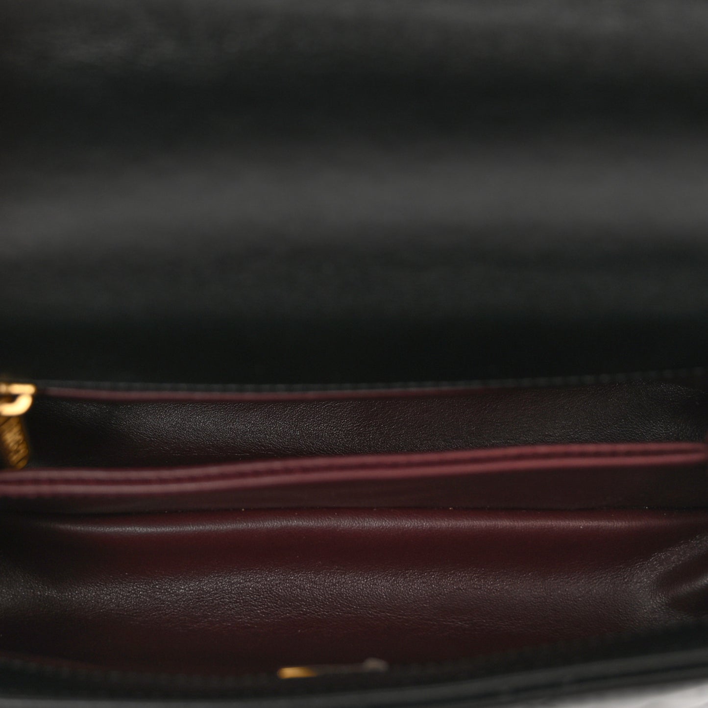 Calfskin Quilted Mini Logo Coco Handle Flap Black