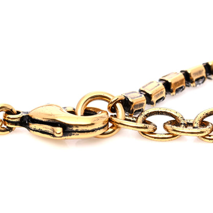 Christian Dior Metal Crystal Bracelet Gold 4 of 6
