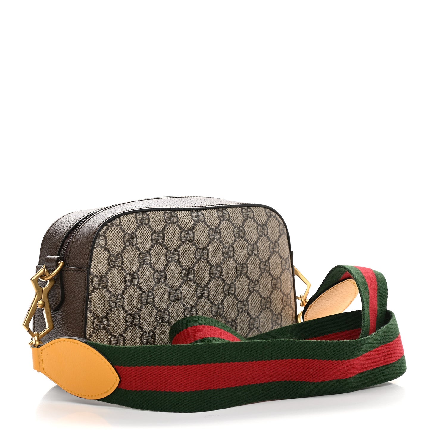 GG Supreme Monogram Web Neo Vintage Shoulder Bag Beige New Acero Crop