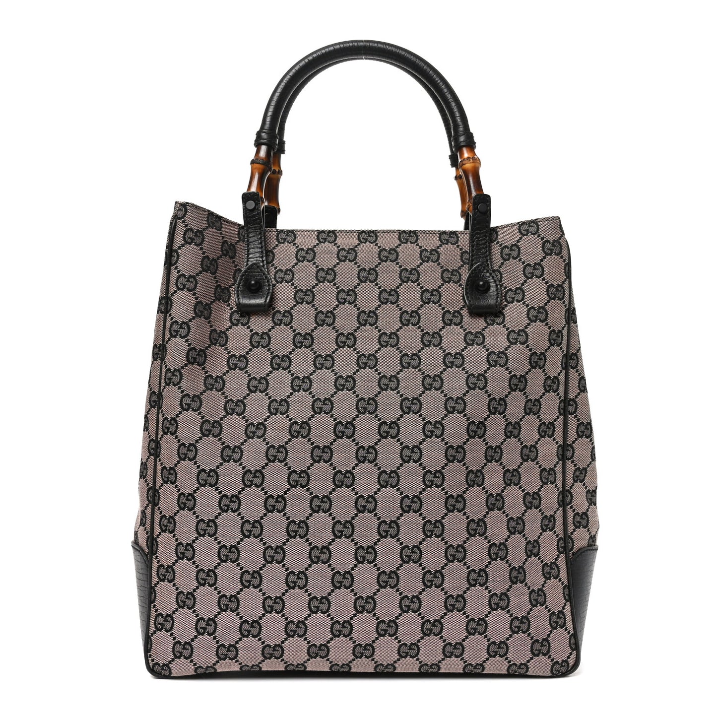 Monogram Bamboo Handle Bag Pink