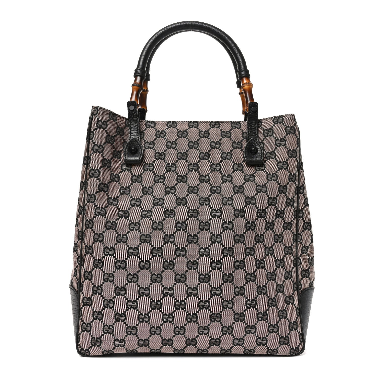 Gucci Monogram Bamboo Handle Bag Pink 1 of 10