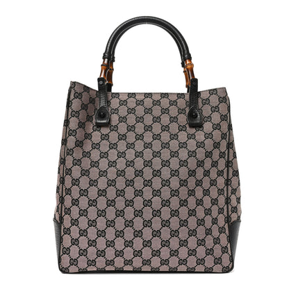 Gucci Monogram Bamboo Handle Bag Pink 1 of 10