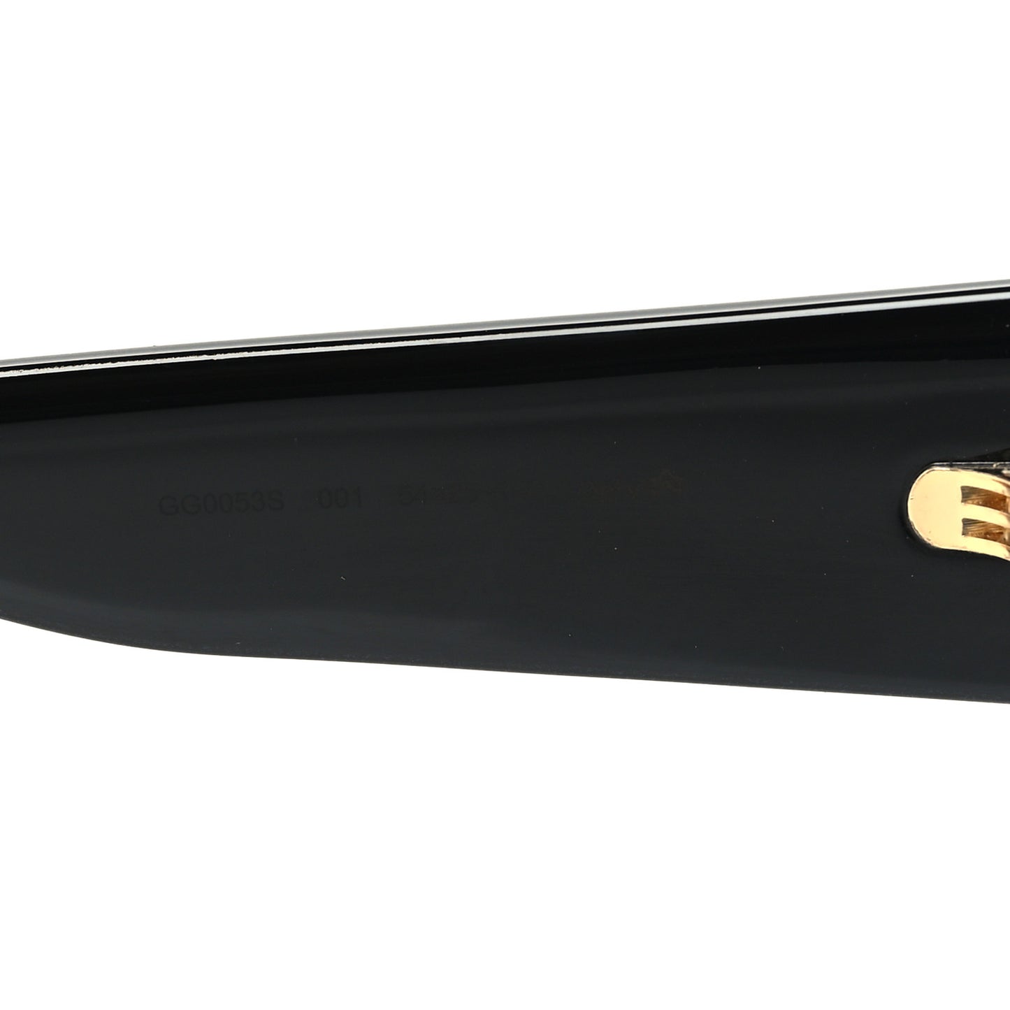 Acetate Square Frame Sunglasses GG0053S Black