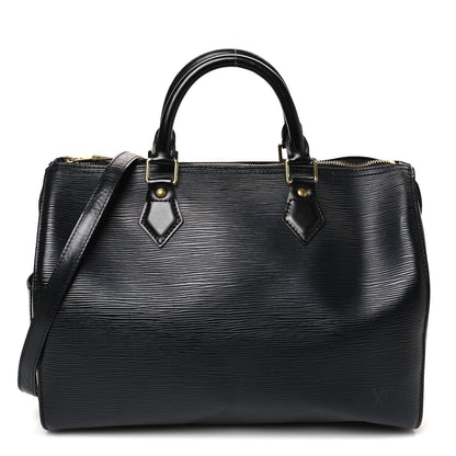 Louis Vuitton Epi Speedy Bandouliere 25 Black 1 of 14