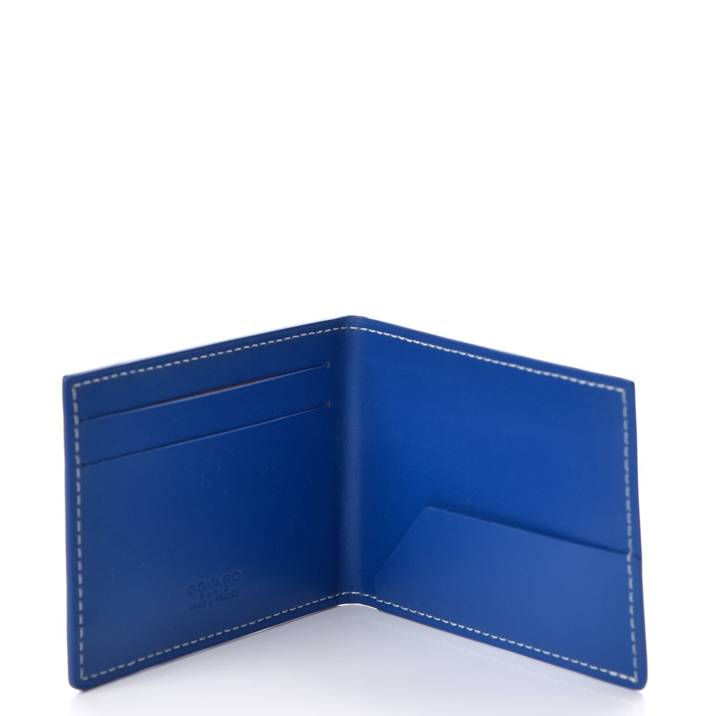 Goyardine Multi Slot Bi-Fold Wallet Sky Blue