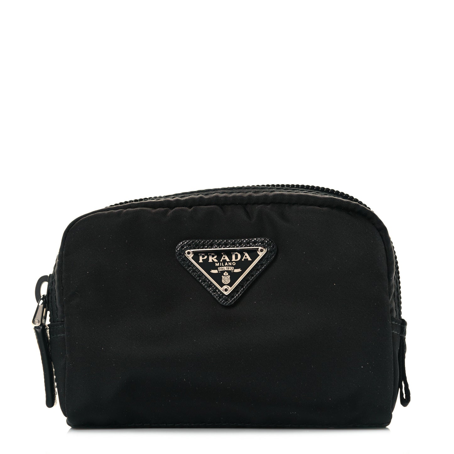 Tessuto Nylon Vela Cosmetic Pouch Black