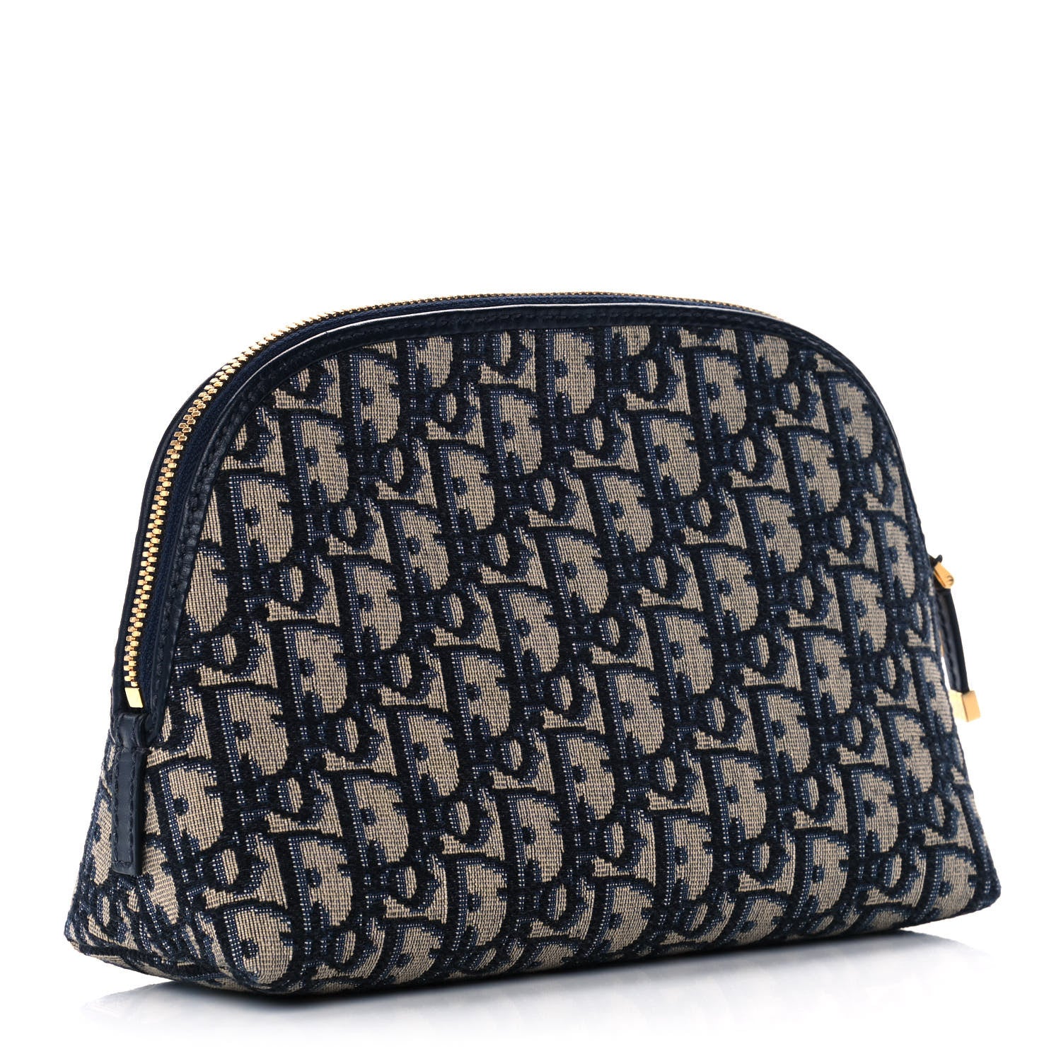 Christian Dior Oblique 30 Montaigne Cosmetic Pouch Blue 3 of 10