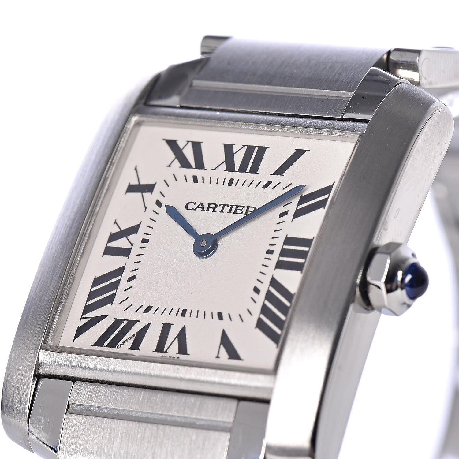 Cartier Stainless Steel 25mm Tank Francaise Quartz Watch 10 of 10