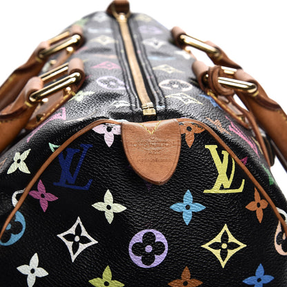 Louis Vuitton Monogram Multicolor Speedy 30 Black 6 of 15