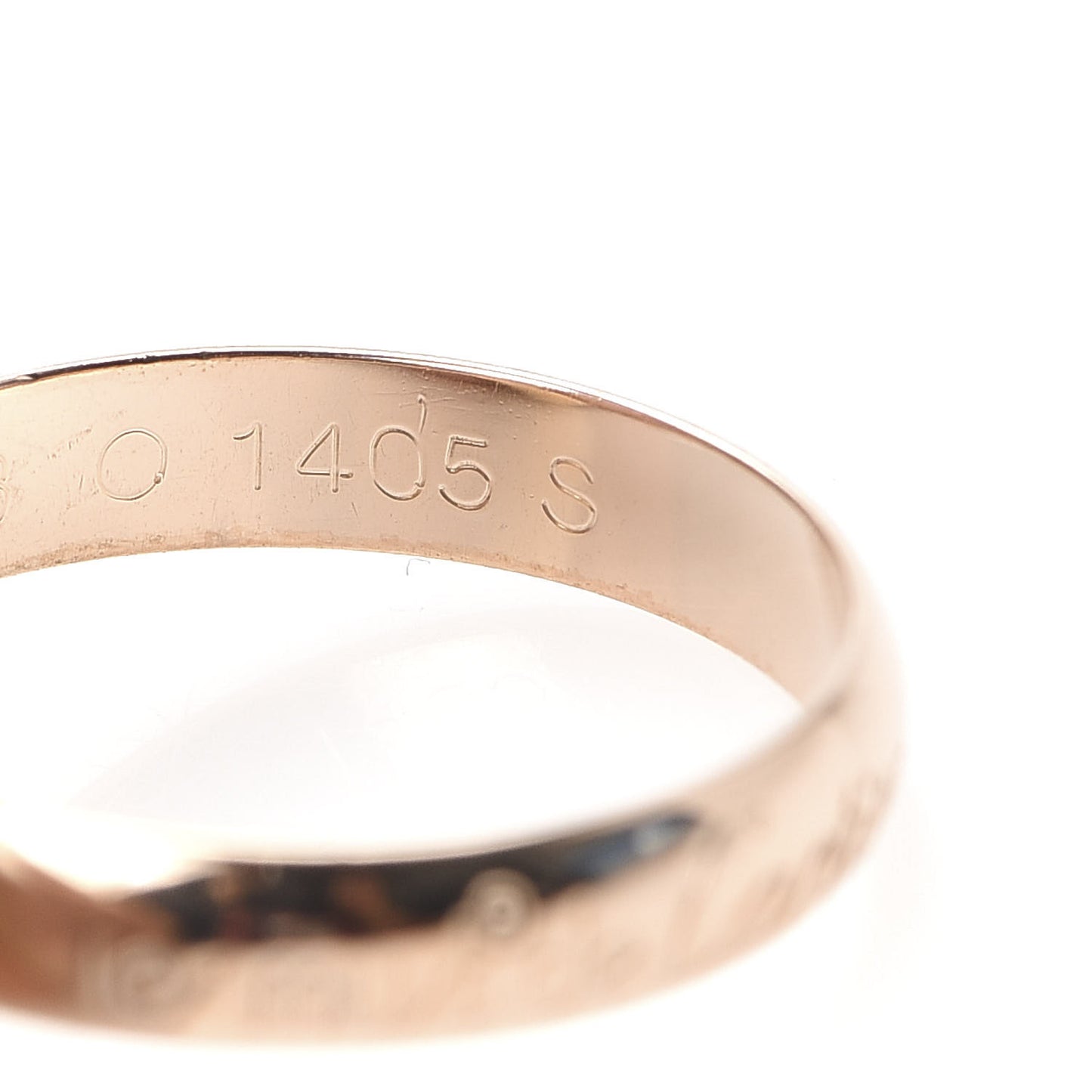 18K Pink Yellow White Gold Classic Les Must De Trinity Ring 48 4.5