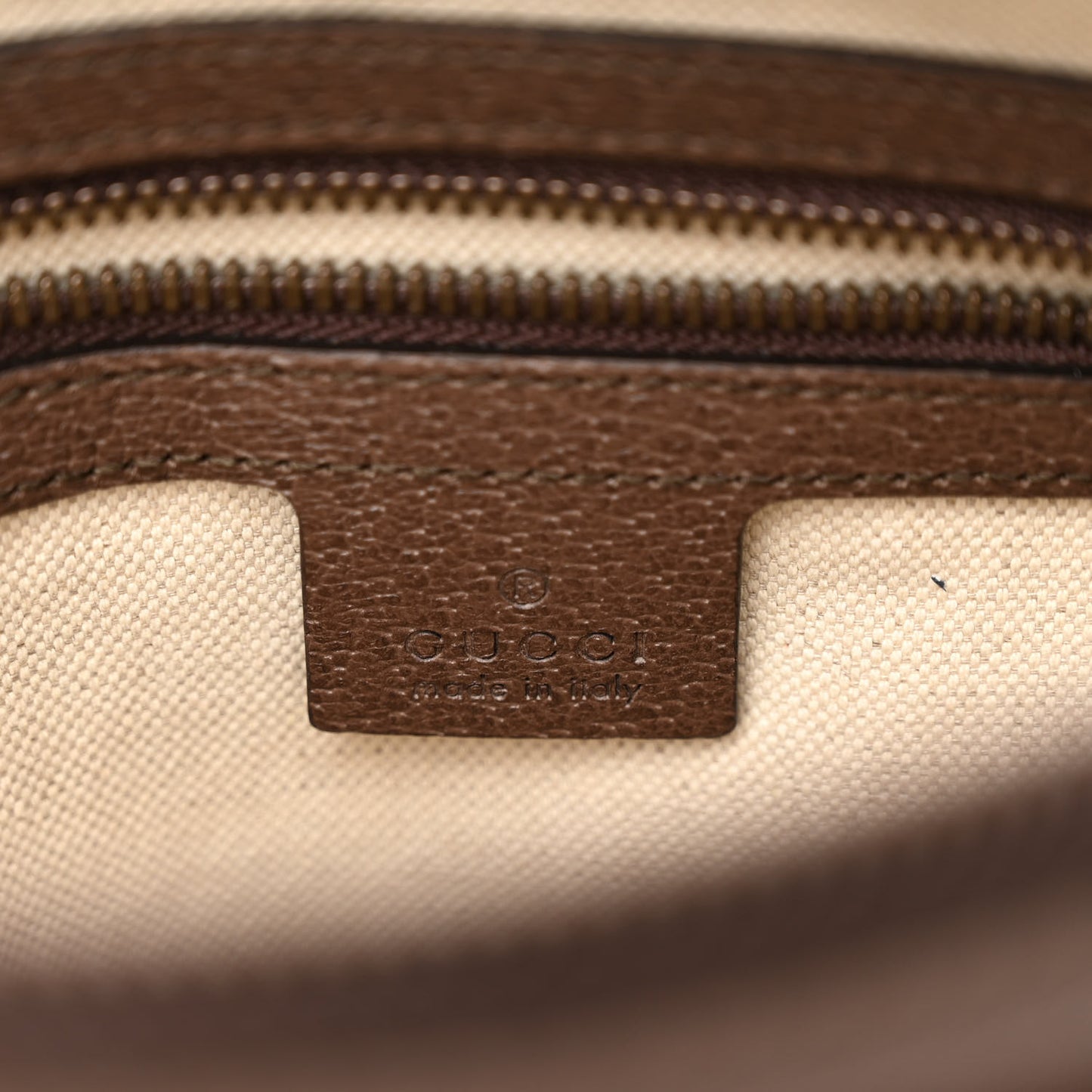 GG Supreme Monogram Web Small Ophidia Messenger Bag Brown