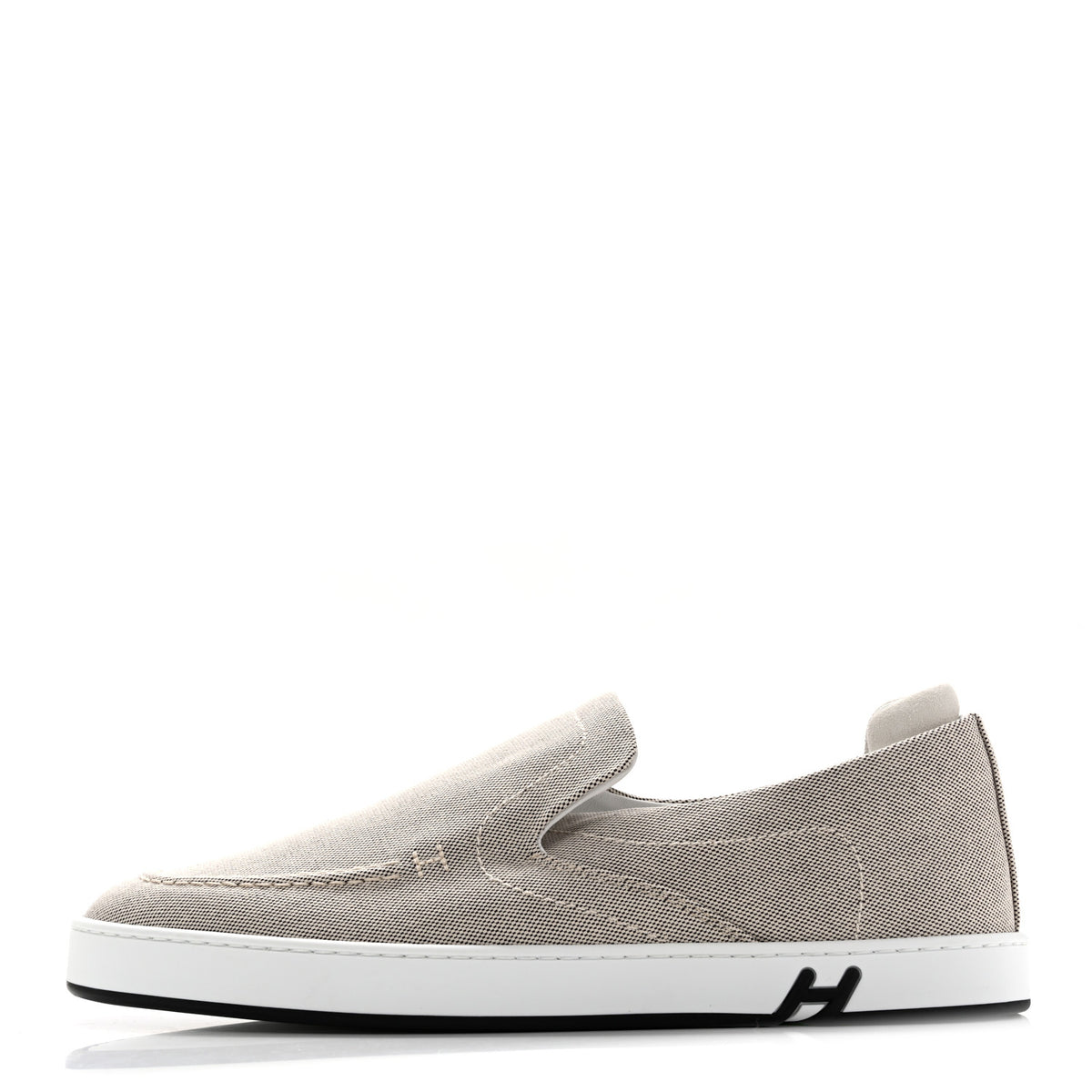 Canvas Mens Kiddy Slip On Sneakers 43 Plum White
