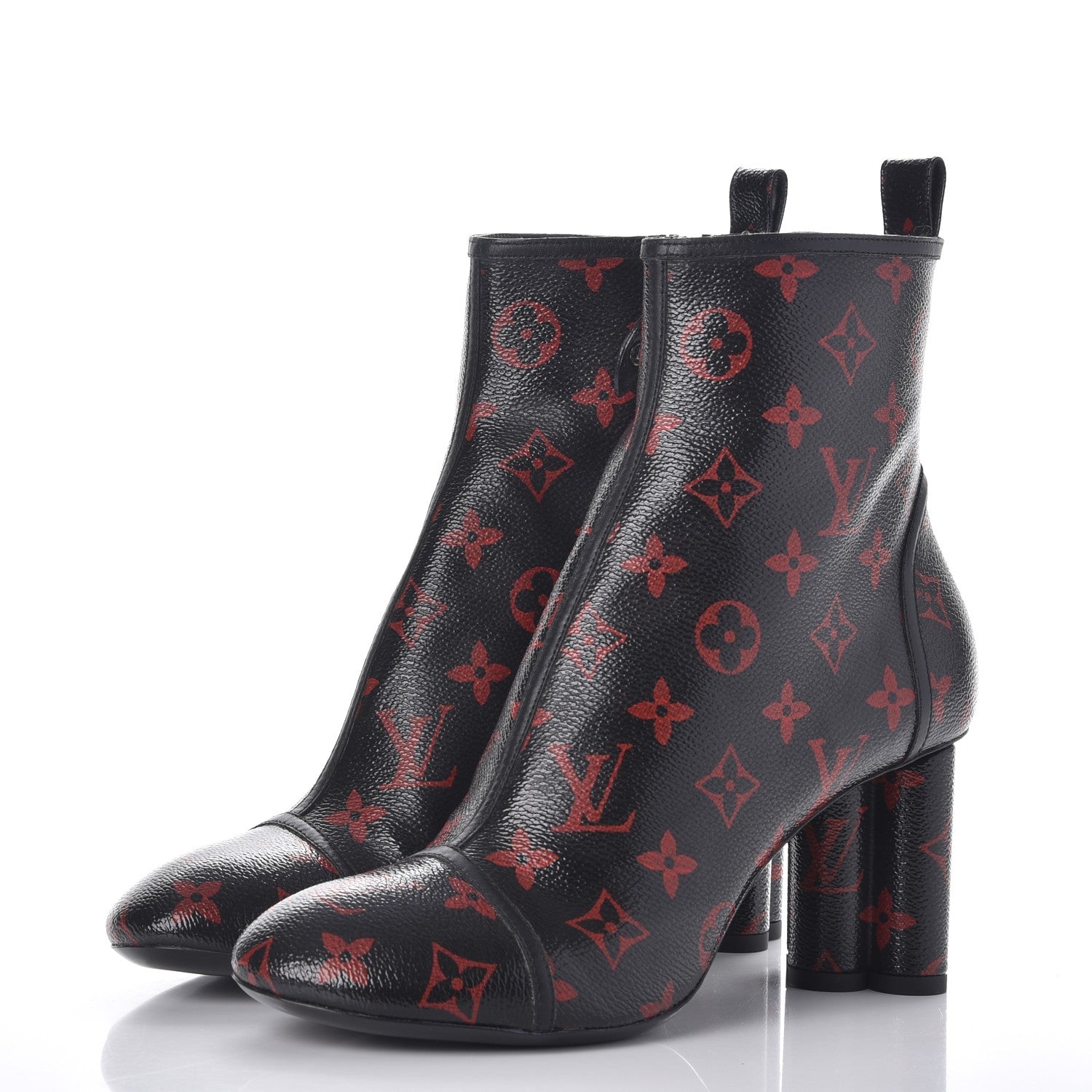 Louis Vuitton Monogram Infrarouge New Revival Boots 39 Black 3 of 9