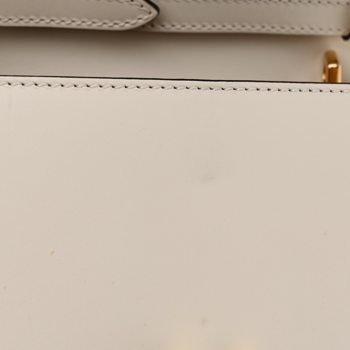 Calfskin Mini Sylvie Top Handle Bag White