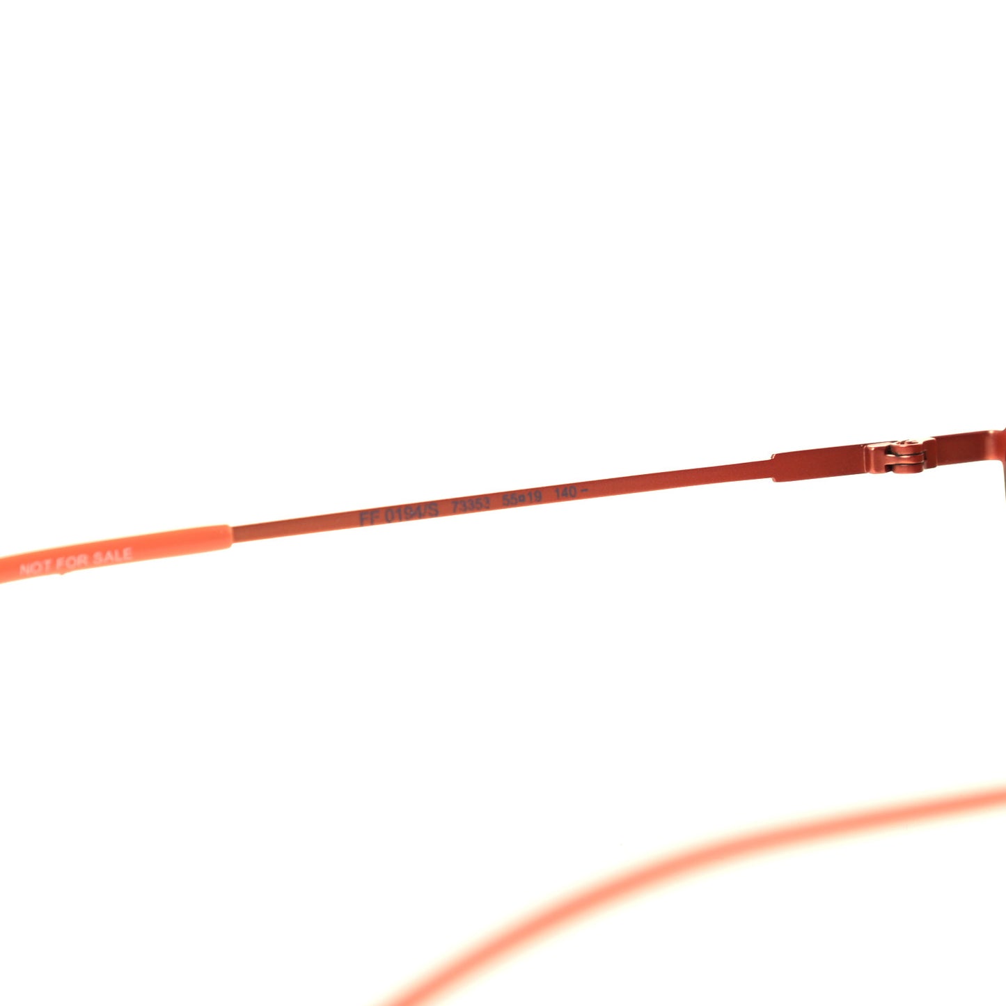 Metal Geometric Sunglasses FF 0194/S Orange