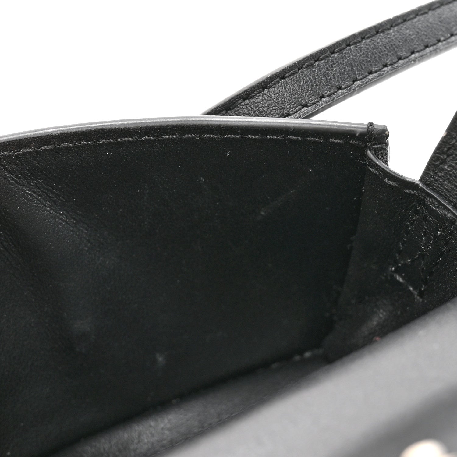 Jacquemus Smooth Calfskin Mini Le Porte Azur Envelope Wallet Black 10 of 10