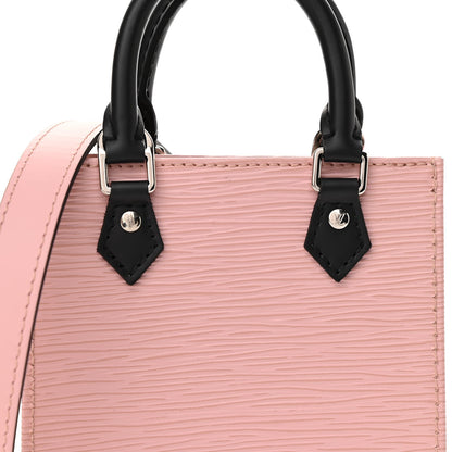 Louis Vuitton Epi Petit Sac Plat Rose Ballerine 7 of 9