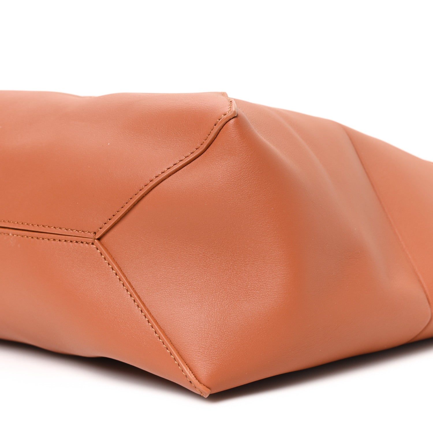 Loewe x Albers Calfskin Medium Puzzle Fold Tote Caramel Bright Green 10 of 10