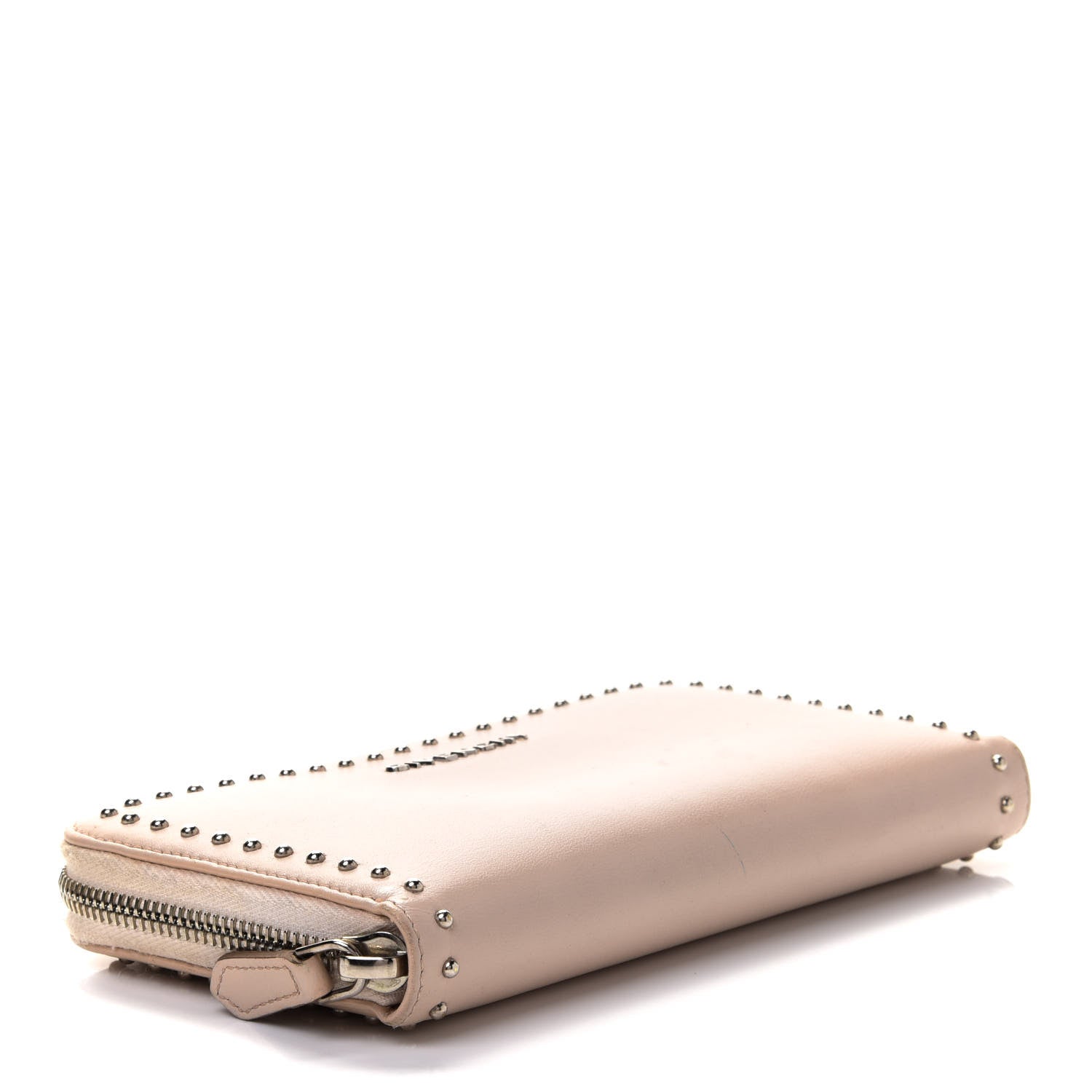 Givenchy Calfskin Studded Pandora Zip Around Wallet Nude Pink 4 of 9