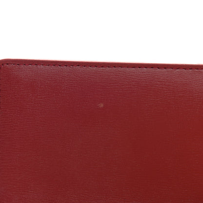 Saint Laurent Smooth Calfskin Medium Monogram Sunset Satchel Rouge Opyum 11 of 13