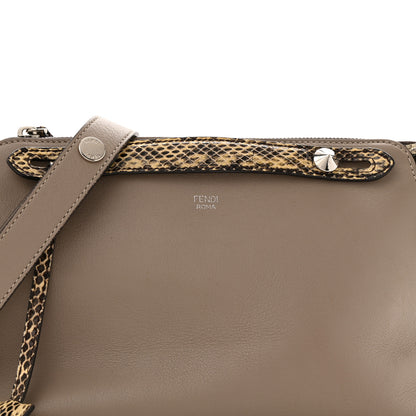 Fendi Vitello Dolce Elaphe Medium By The Way Boston Bag Tortora Multicolor 8 of 14