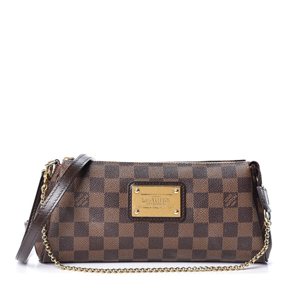 Louis Vuitton Damier Ebene Eva Clutch 1 of 9