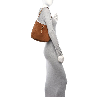 Saint Laurent Suede Small Le 5 A 7 Soft Hobo Snuff 2 of 10