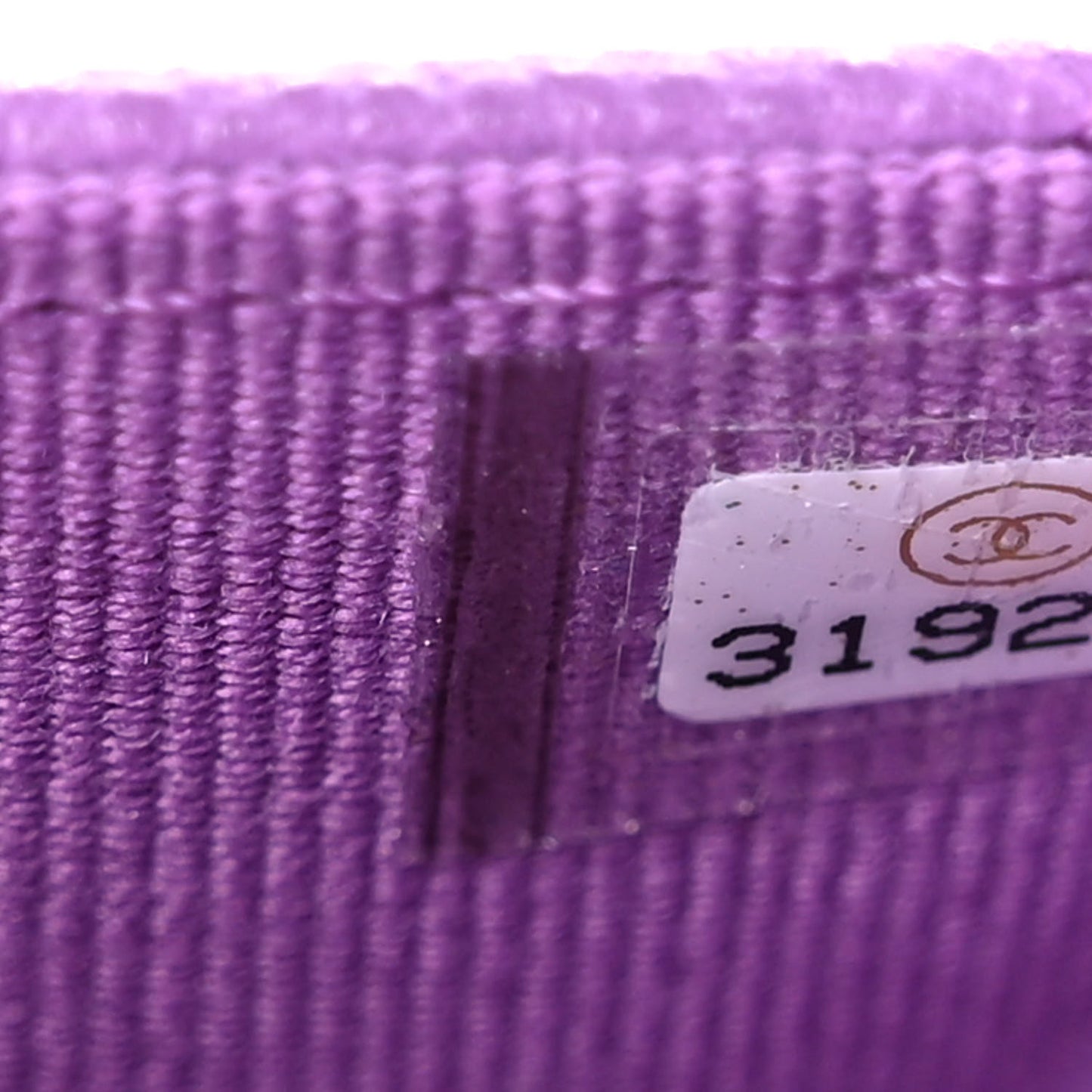 Caviar Quilted Flap Card Holder Wallet Purple