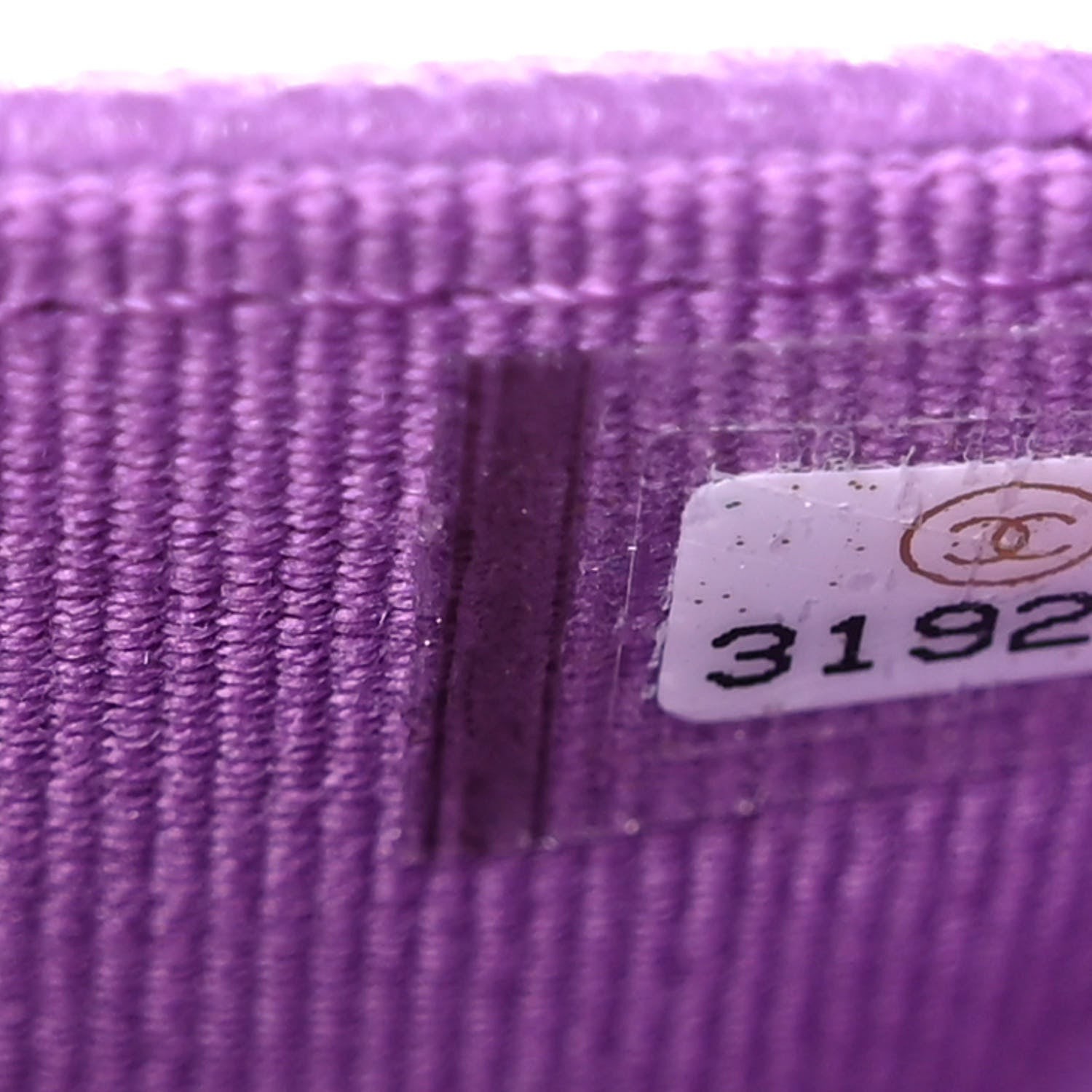 Chanel Caviar Quilted Flap Card Holder Wallet Purple 8 of 12