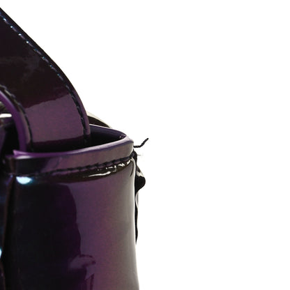 Bottega Veneta Glossy Nail Polish Nappa Maxi Intreccio Padded Cassette Crossbody Bag Holographic 11 of 11
