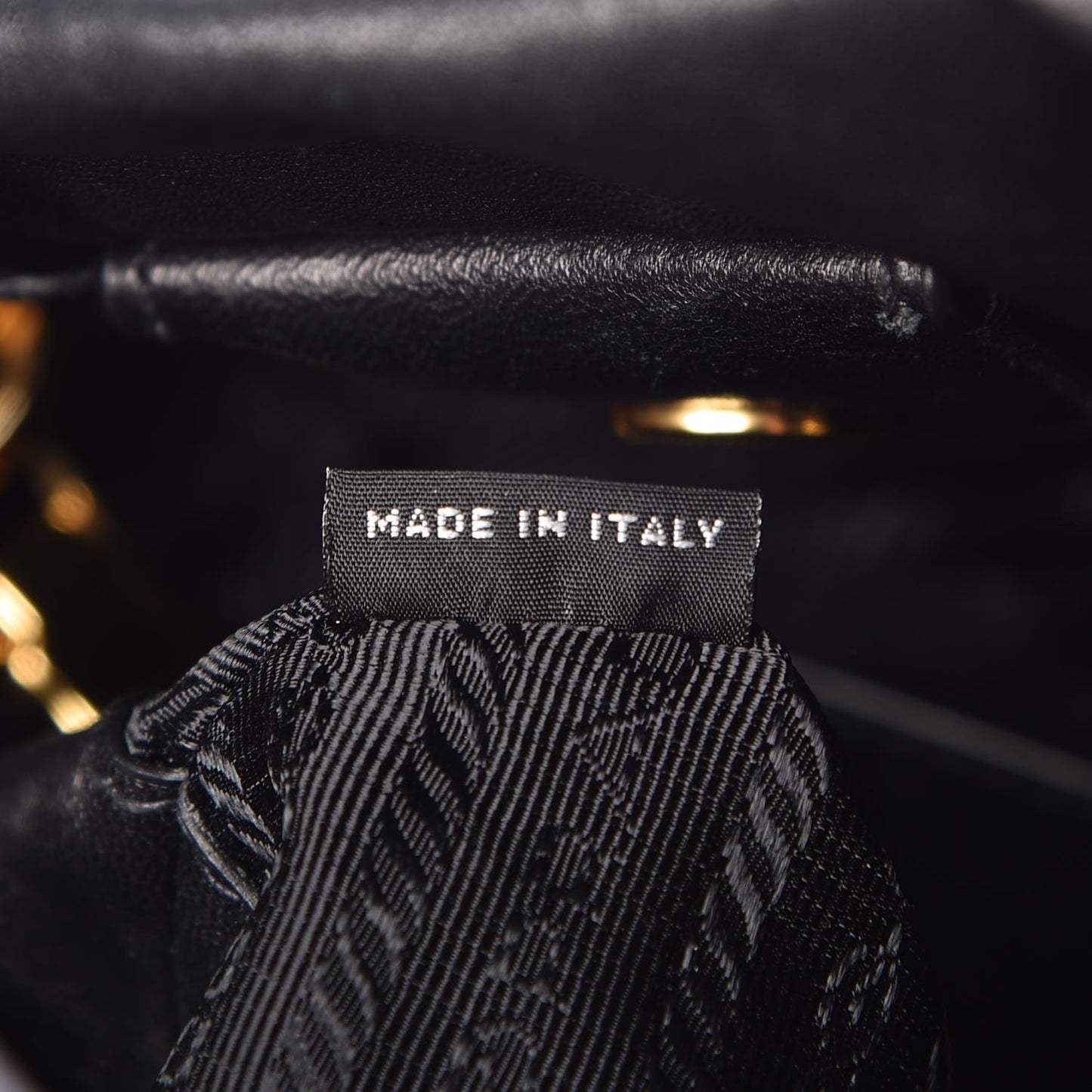 Nappa Bow Tote Black