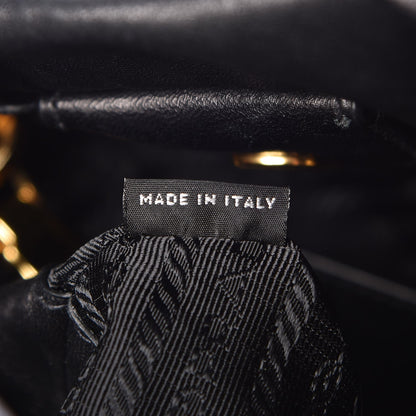 Prada Nappa Bow Tote Black 8 of 10