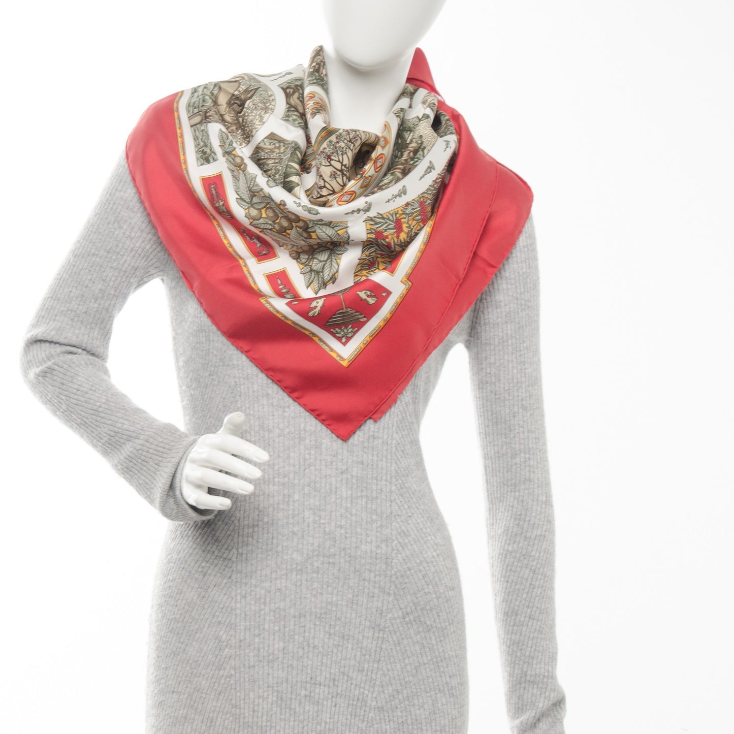 Silk Le Songe de Poliphile Scarf 90