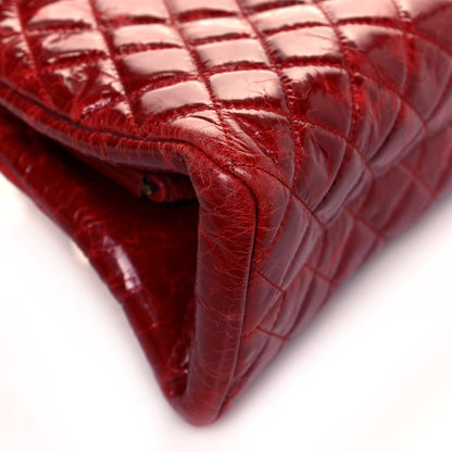 Chanel Glazed Calfskin Quilted Medium Just Mademoiselle Red 12 of 16