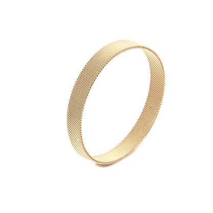 Tiffany 18K Yellow Gold Somerset Bangle Bracelet 4 of 6