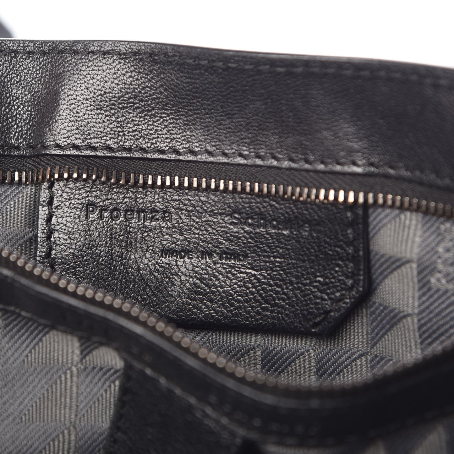 Lambskin PS1 Large Satchel Black