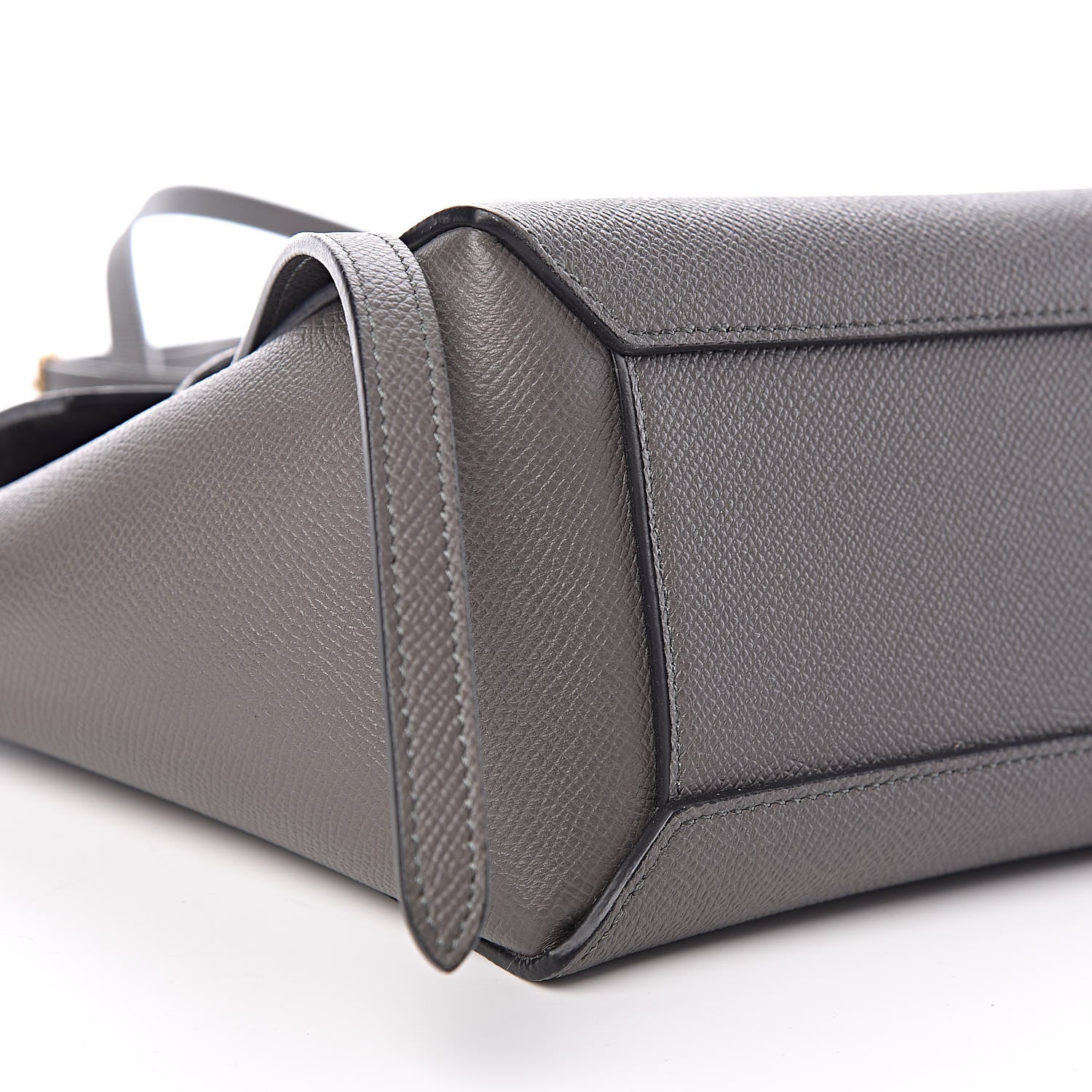 Celine Grained Calfskin Nano Belt Bag Grey 8 of 9