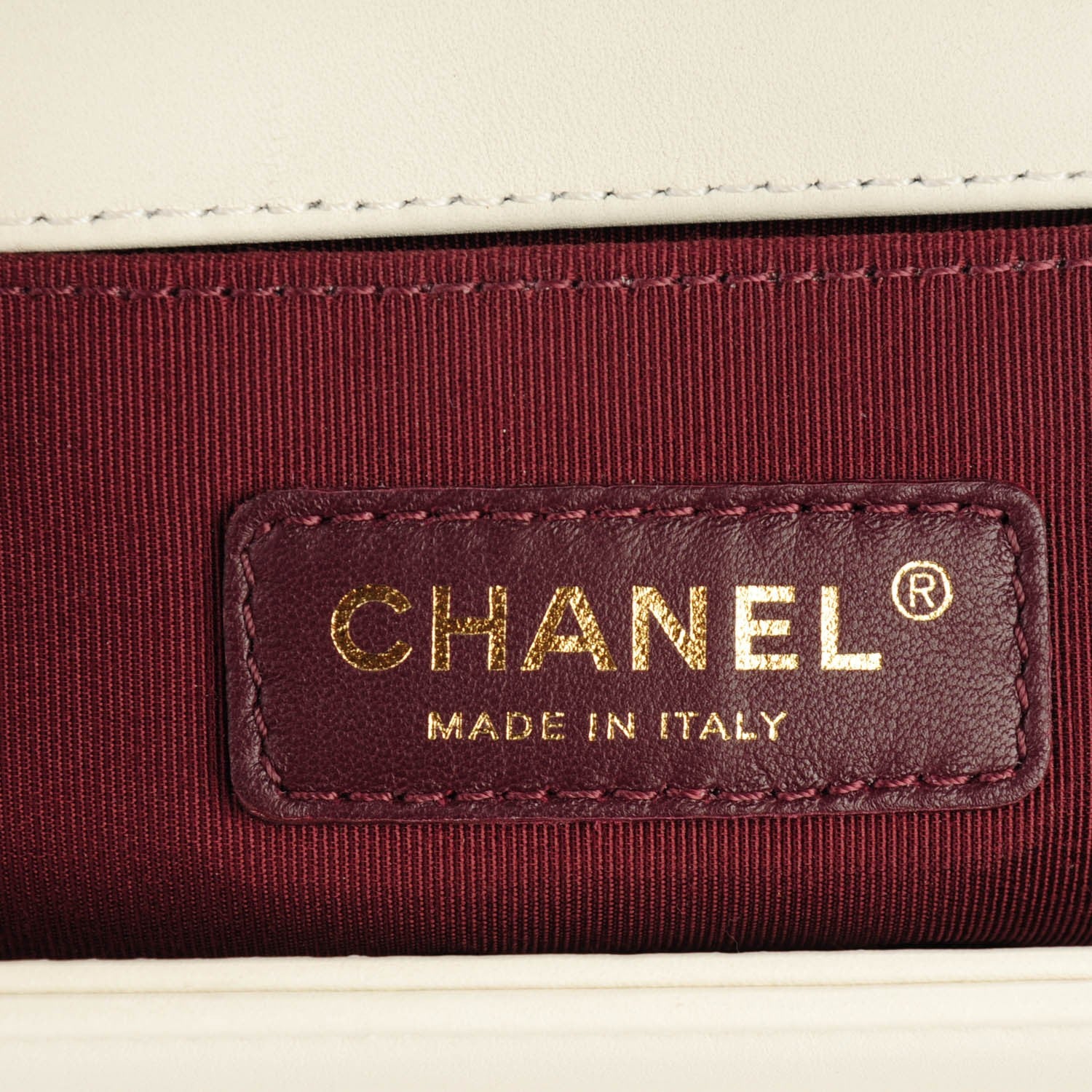 Chanel Caviar Suede Calfskin Chevron Medium Boy Flap White 6 of 7