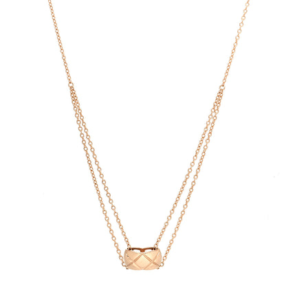 Chanel 18K Beige Gold Coco Crush Pendant Necklace 1 of 6
