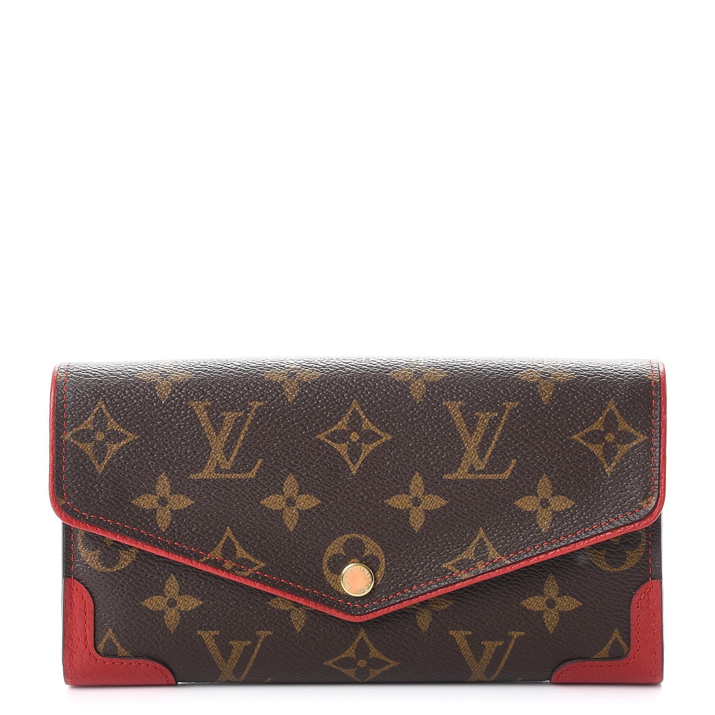 Monogram Sarah Retiro Wallet Cherry