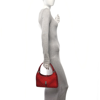 Gucci Monogram Small Bardot Bag Red 2 of 11