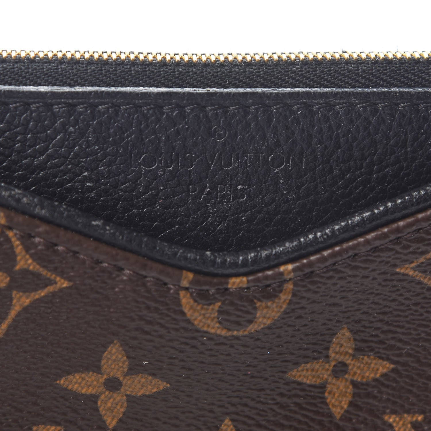 Louis Vuitton Monogram Pallas Clutch Black 9 of 11