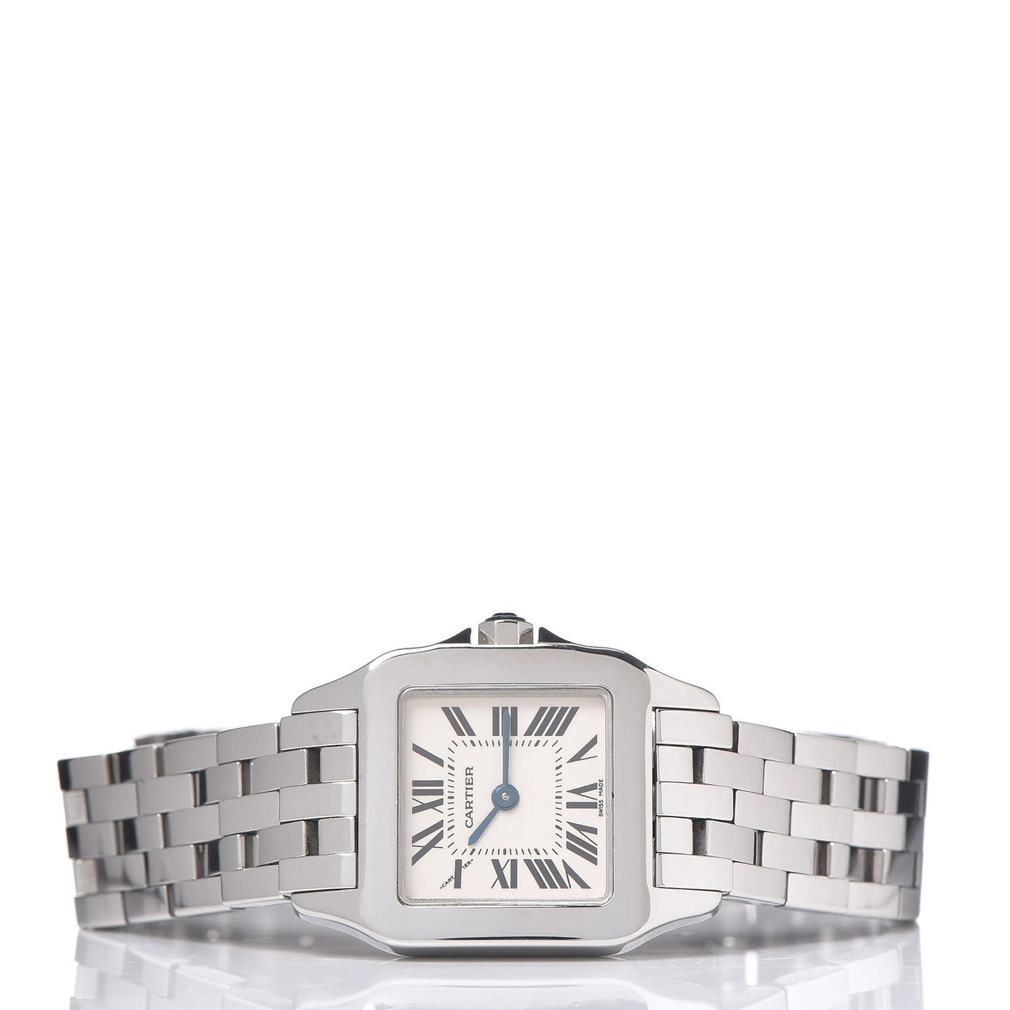 Stainless Steel 20mm Santos Demoiselle Quartz Watch