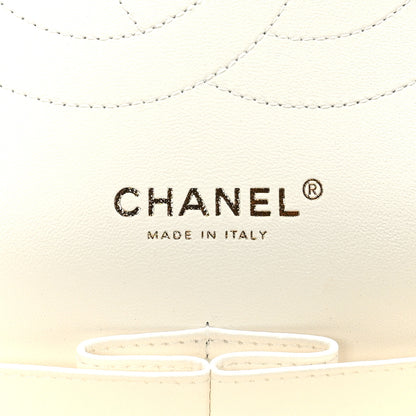 Chanel Caviar Quilted Jumbo Double Flap White 7 of 9