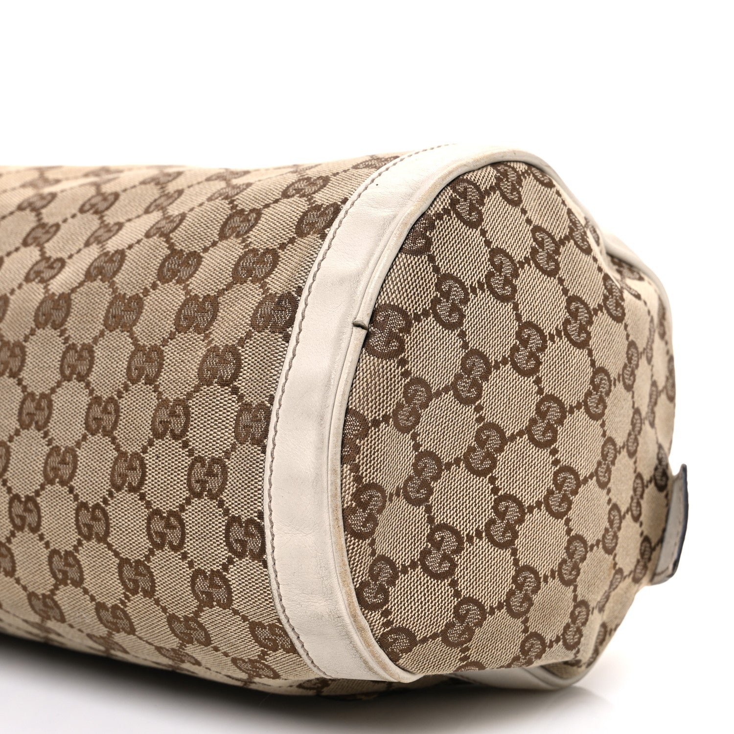 Gucci Monogram Trophy Satchel Beige Ebony Mystic White 10 of 13