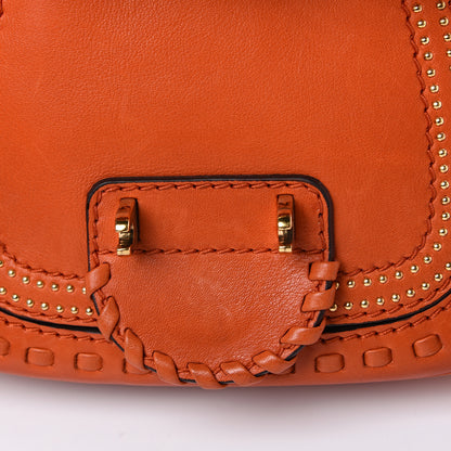 Gucci Calfskin Small Snaffle Bit Shoulder Bag Orange 8 of 12